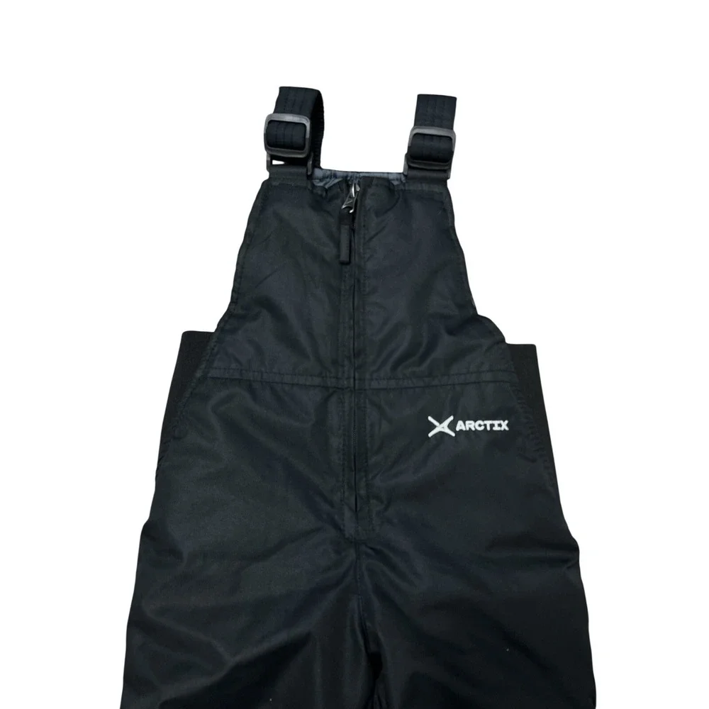 Arctix Toddler Snow Bib Overalls 2T Black Insulated Snow Pants Waterproof